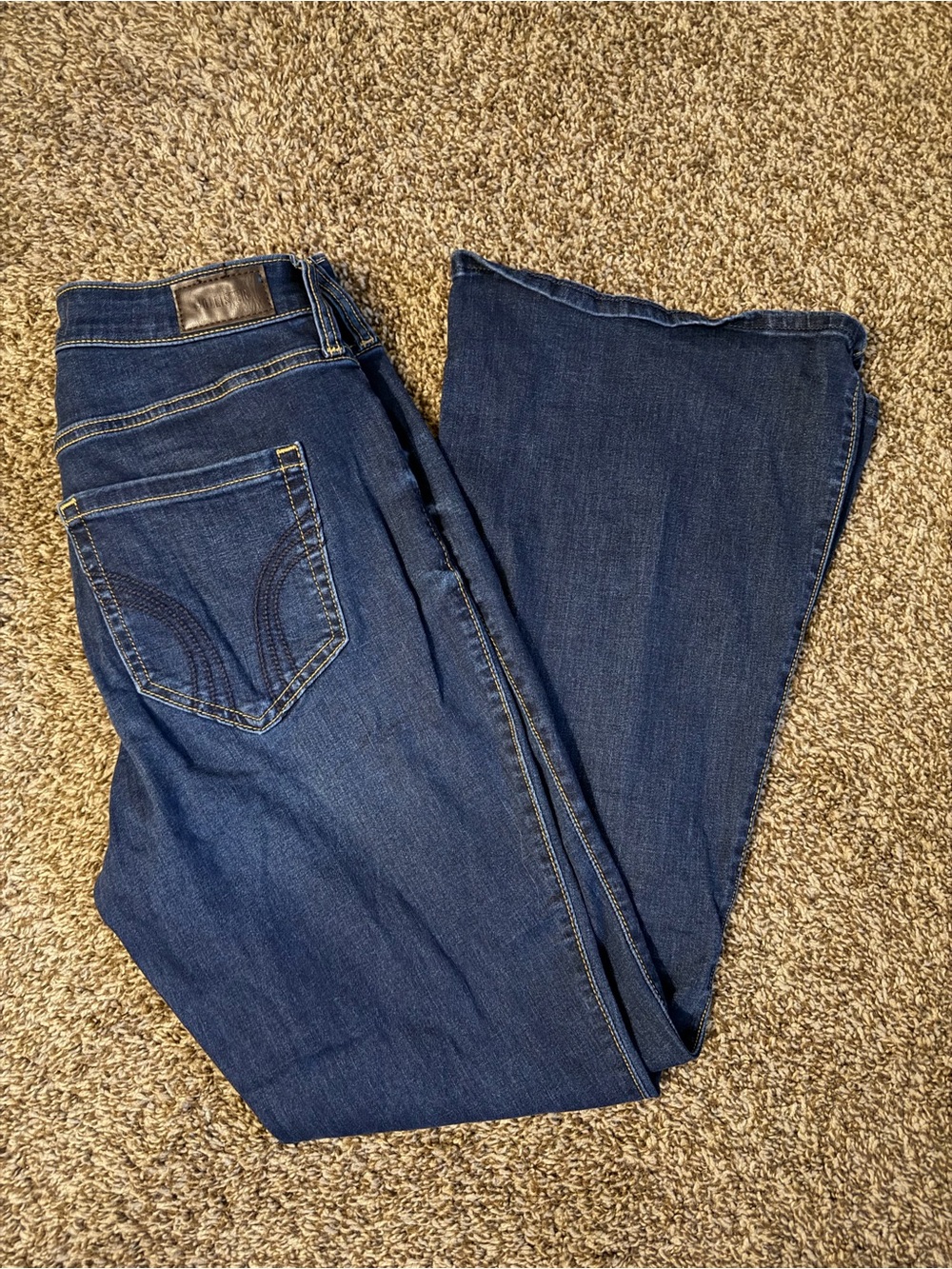 Hollister Dark Blue Flare Jeans